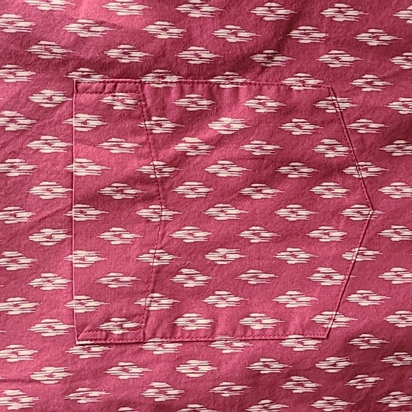 American Eagle Seriously Soft Classic Fit Lg Slv Button Down Shirt  Sz LT. Rust - Picture 4 of 12